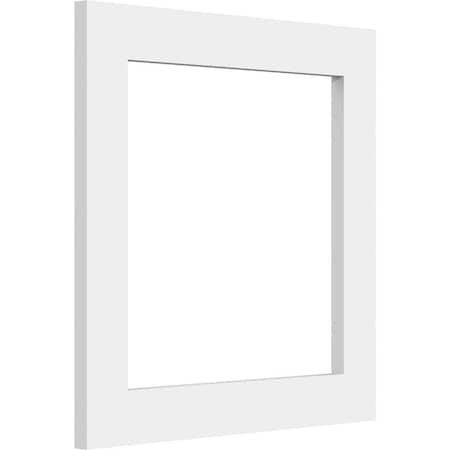 Ekena Millwork Prescott Decorative Wall Panel (Two-Piece), 12"W x 12"H x 3/8"P WALP12X12X037PRE